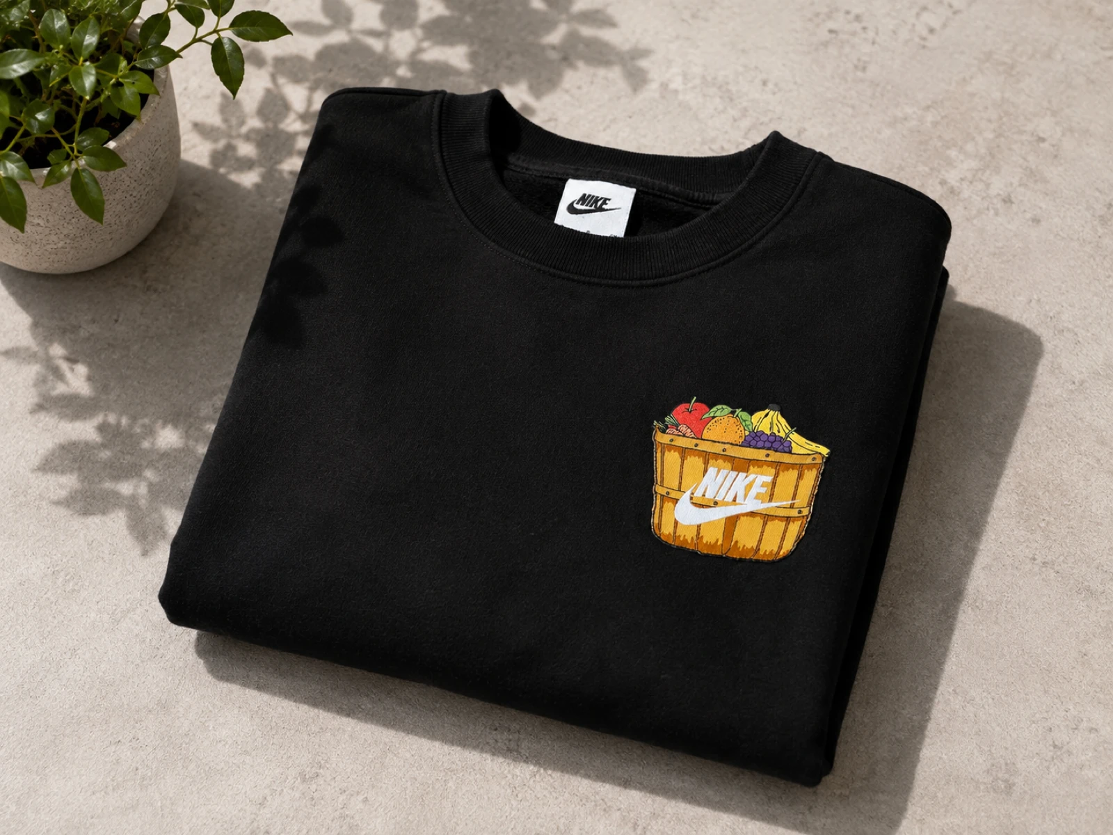 Nike Sweat zwart logo fruitmand – Maat S – Uitstekende staat – photo 4